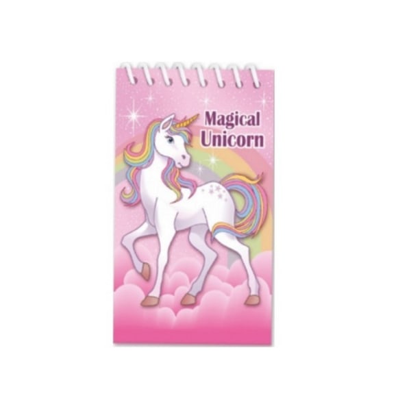 Playwrite Magical Unicorn Spiral Bound Notebook One Size Pink/W Pink/White One Size