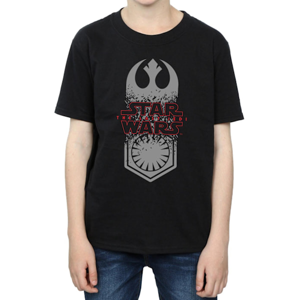 Star Wars Boys The Last Jedi Symbol Crash T-Shirt 5-6 år Bla Black 5-6 Years