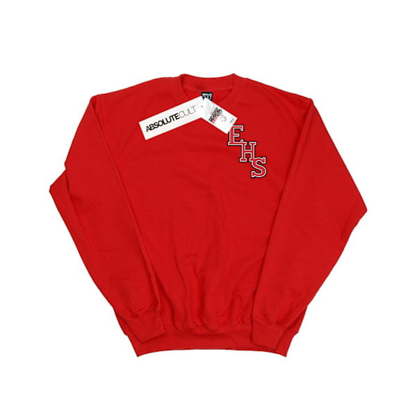 Disney Boys High School Musical The Musical EHS Logo Brösttryck Sweatshirt 9-11 år Röd Red 9-11 Years