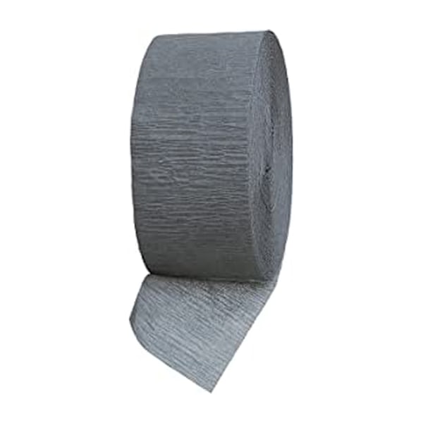 Unika Festpappersremsor i Krepppapper, Storlek: One Size, Grå Grey One Size