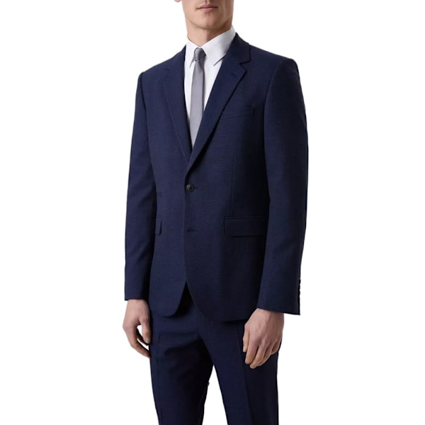 Burton Herr Marl Skräddarsydd Kavaj 48R Marinblå Navy 48R