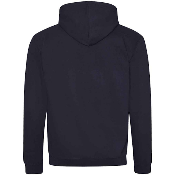 Awdis Herr Varsity Full Zip Hoodie S Ny Fransk Marinblå/Himmelsblå New French Navy/Sky Blue S