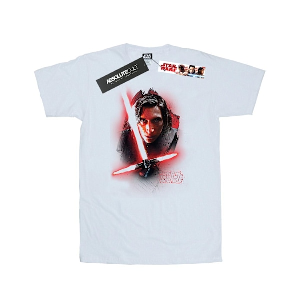 Star Wars: The Last Jedi Herr Kylo Ren Borstad Bomull T-shirt L White L