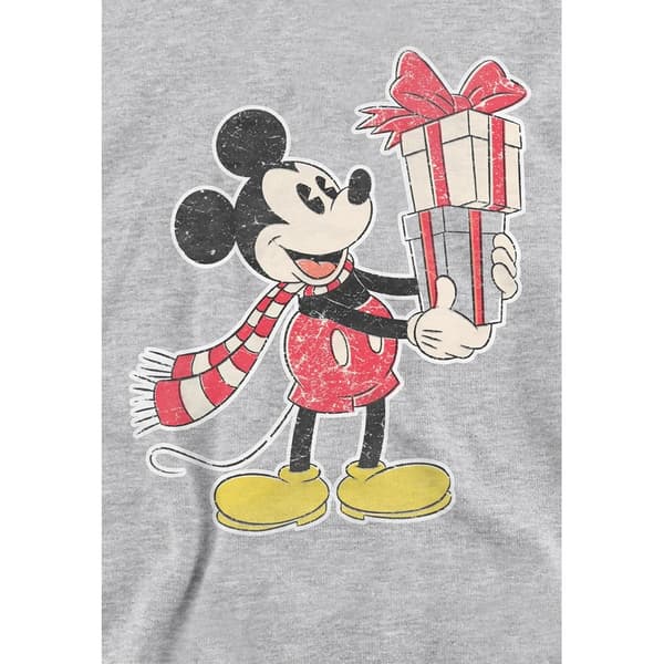 Disney Barn/Barn Mickey Mouse Present Heather Julklapps Huvtröja Athletic Heather 5-6 Years