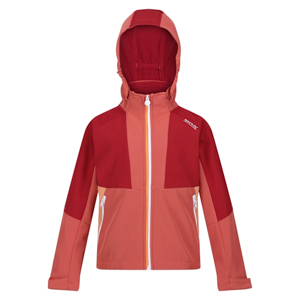 Regatta Haydenbury Softshelljacka för barn 5-6 år M Mineral Red/Rumba Red 5-6 Years