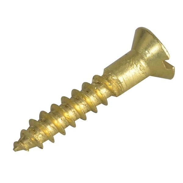 Forgefix Träskruvar, Spårskruv, Försänkt, Mässing 5/8 tum x 4 ForgePack 5 Multi Colour 5/8in x 4 ForgePack 50