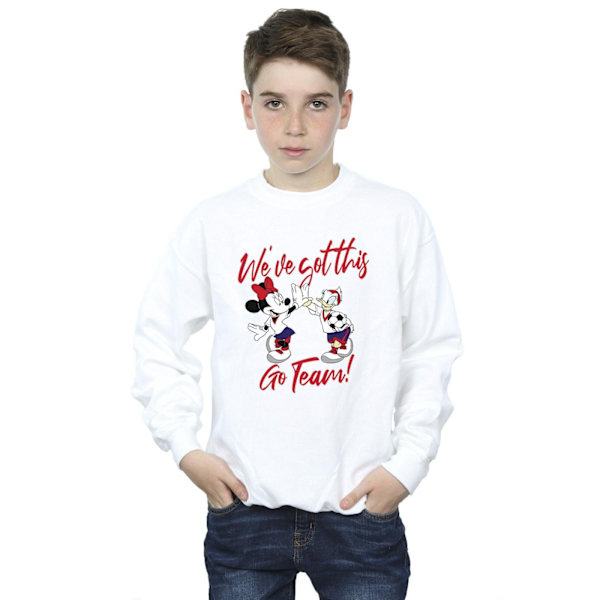 Disney Boys Minnie Daisy We´ve Got This Sweatshirt 7-8 År Vit White 7-8 Years