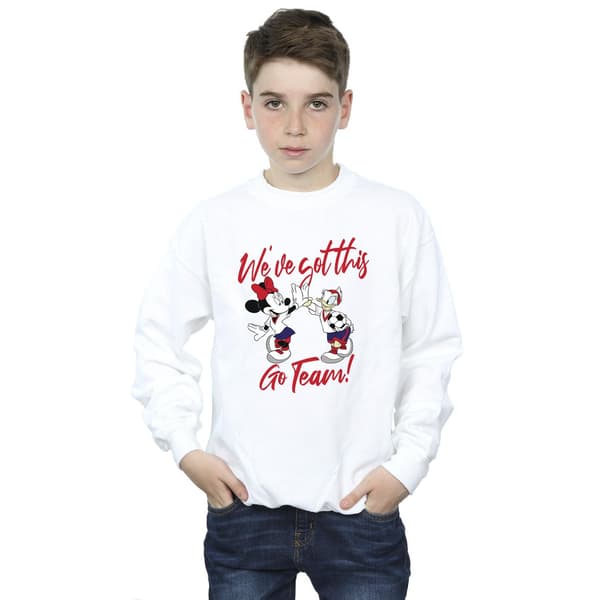 Disney Pojkar Minnie Daisy We´ve Got This Tröja 3-4 År Vit White 3-4 Years