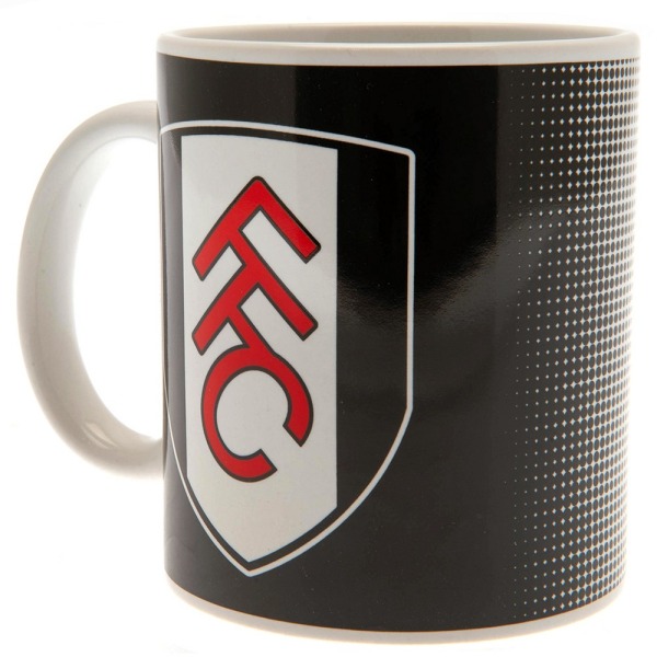 Fulham FC Halvtonsmugg One Size Svart/Vit/Röd Black/White/Red One Size