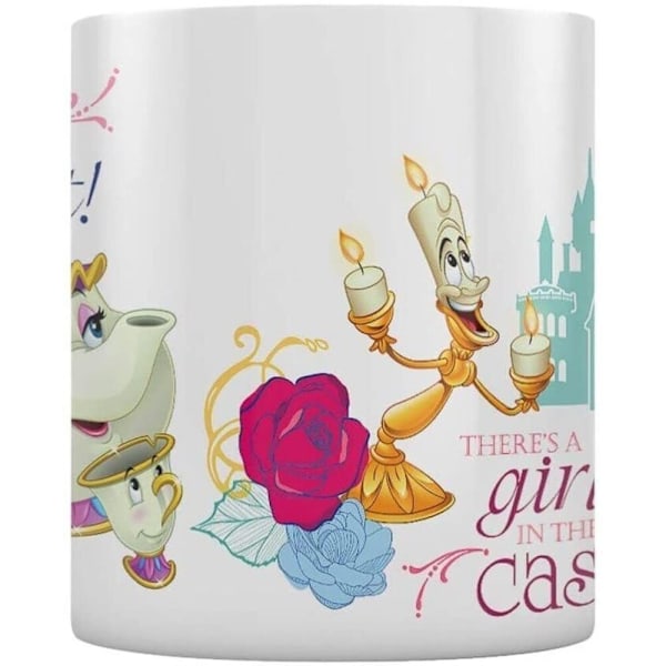 Skönheten och Odjuret Var Vår Gäst Mugg En Storlek Flerfärgad Multicoloured One Size