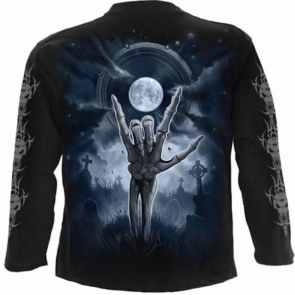 Spiral Direct Unisex Grim Rocker långärmad T-shirt XL Black XL