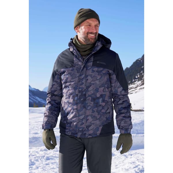 Mountain Warehouse Herr Shadow II Tryckt Skidjacka L Ljusgrå Light Grey L