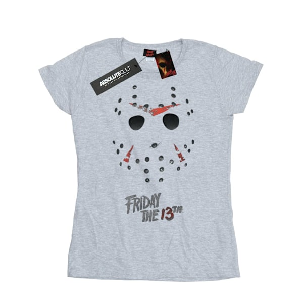 Fredag den 13:e Dam/Dam Jason Hockey Mask Bomull T-shirt XL S Sports Grey XL