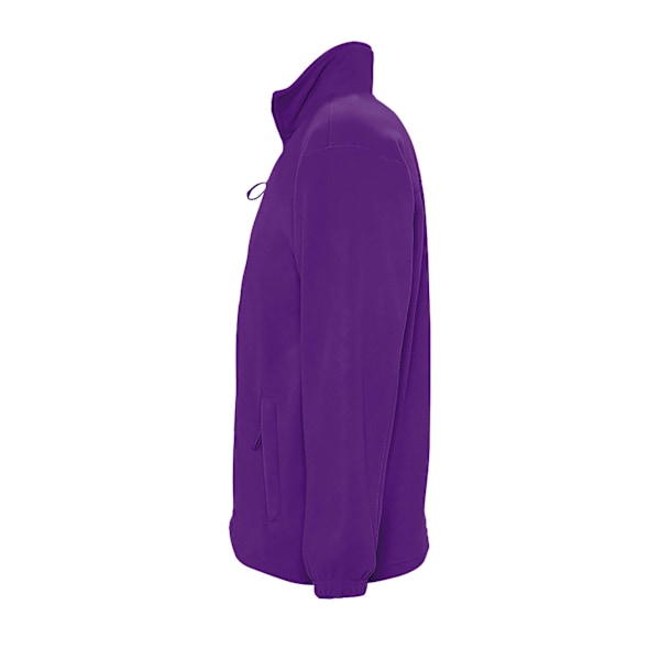 SOLS Herr North Full Zip Outdoor Fleece Jacka 5XL Mörk Lila Dark Purple 5XL