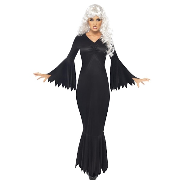 Smiffys Dam/Dam Midnight Vampire Kostym L Svart Black L