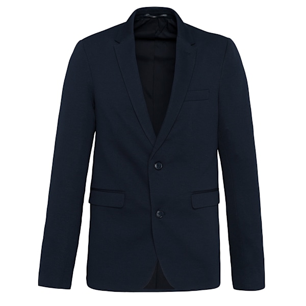 Kariban Herr Stickad Kavaj 40 UK Night Navy Heather Night Navy Heather 40 UK