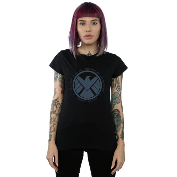 Marvel Dam Agents Of SHIELD Logistics Division Bomull Black M