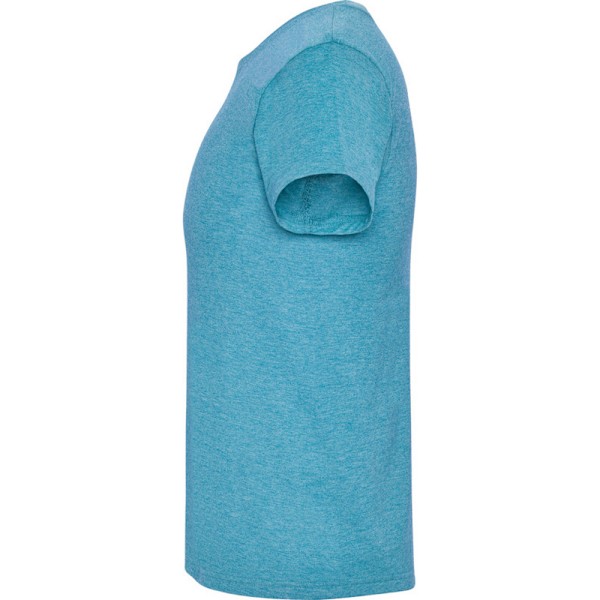 Roly Herr T-shirt med korta ärmar, Fox Heather, Storlek S, Turkos Heather Turquoise Heather S