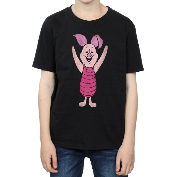 Disney Boys Winnie The Pooh Classic Piglet T-Shirt 5-6 år Blå Black 5-6 Years