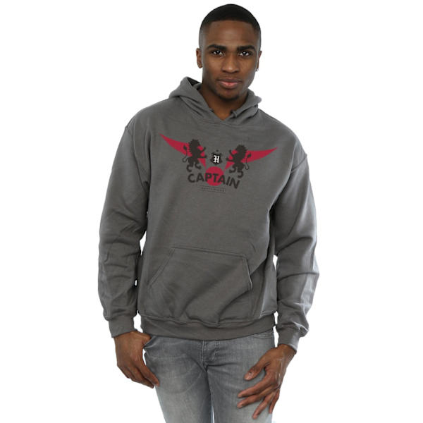Harry Potter Herr Gryffindor Captain Hoodie M Charcoal Charcoal M