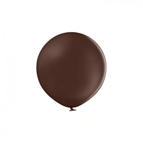 Belbal latexballonger (förpackning med 100) En one size Pastell kakaobrun Pastel Cocoa Brown One Size
