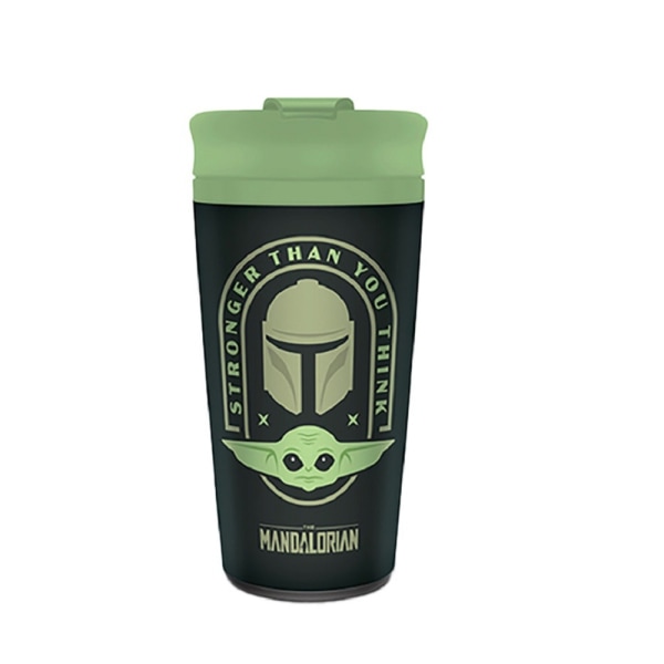 Star Wars: The Mandalorian Stronger Than You Think Metal Travel Black/Green One Size