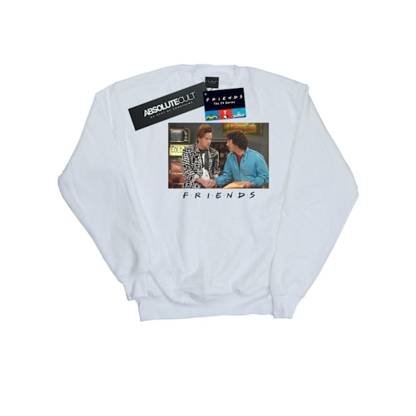 Friends Boys Ross And Chandler Handshake Sweatshirt 9-11 År White 9-11 Years