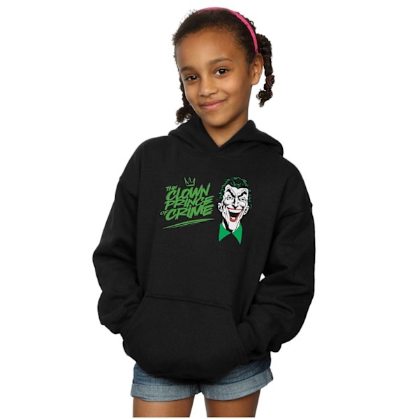 DC Comics Girls Batman Joker The Clown Prince Of Crime Hoodie 1 Black 12-13 Years