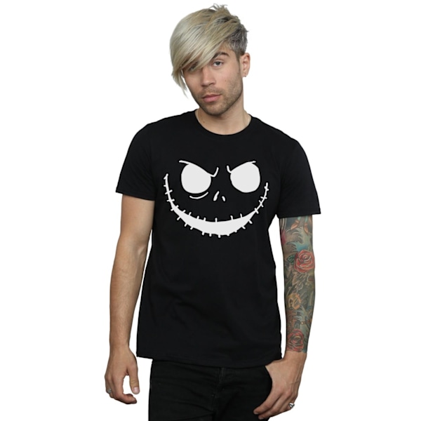 Disney Herr Nightmare Before Christmas Jack´s Face Bold T-shirt Black M