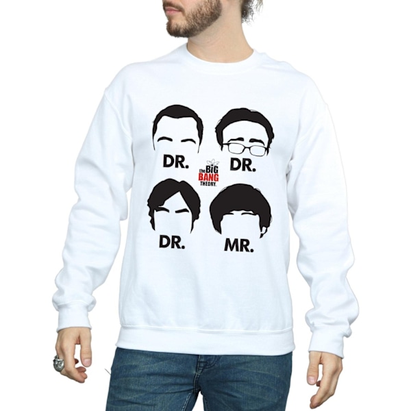 The Big Bang Theory Herr Doctors And Mr Sweatshirt L Vit White L