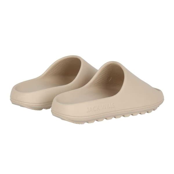 Jack Wills Herr Chunky Sliders 9 UK Ecru Ecru 9 UK