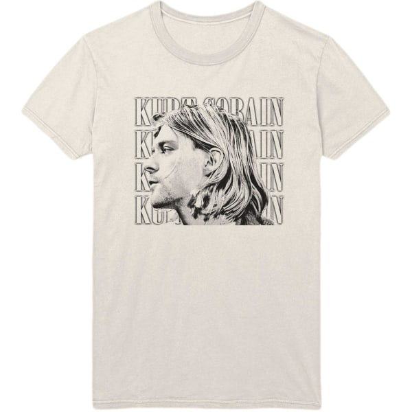 Kurt Cobain Unisex Vuxen Kontrastprofil T-shirt M Naturlig Natural M