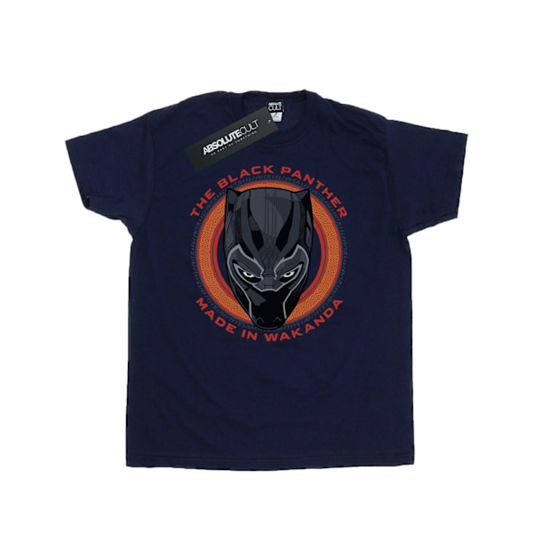 Marvel Herr Svart Panther Made in Wakanda Röd T-shirt M Marinblå Navy Blue M