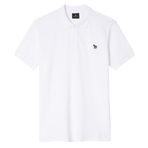 Paul Smith Herr Zebra Regular Pikétröja S Vit White S