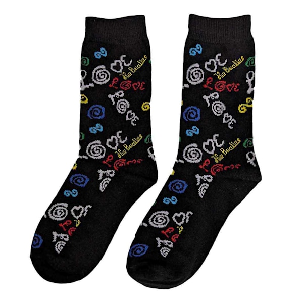 The Beatles Unisex Vuxenstrumpor Love 7 UK-11 UK Mörkblå Dark Blue 7 UK-11 UK