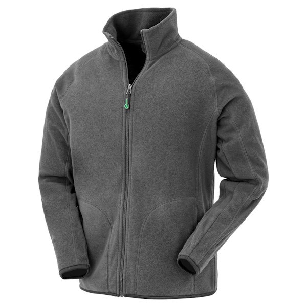 Result Äkta Återvunnen Herr Microfleece Jacka 4XL Grå Grey 4XL