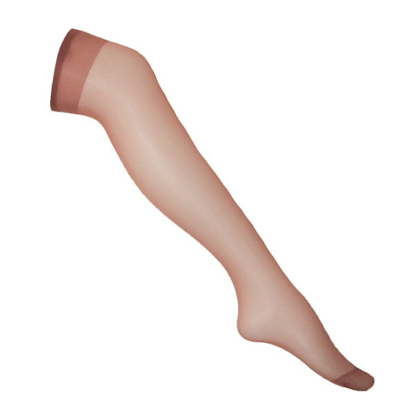 Silky Womens/Ladies Smooth Knit Knästrumpor (2 par) En Storlek ( Honey One Size (UK Shoe 3-8)