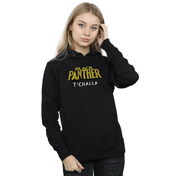 Marvel Womens/Ladies Black Panther AKA T´Challa Hoodie L Svart Black L