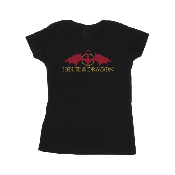 Game Of Thrones: House Of The Dragon Dam/Ladies Dragon Logotyp Black S