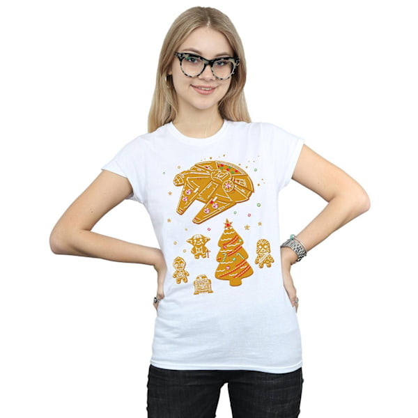 Star Wars Dam/Damer Gingerbread Rebels Bomull T-shirt L Vit White L