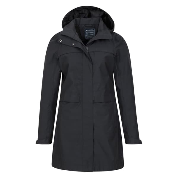 Mountain Warehouse Dam/Dam Cloudburst Texturerad Vattentät Black 22 UK