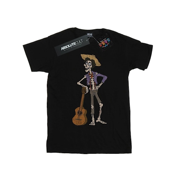 Disney Girls Coco Hector Med Gitarr Bomull T-shirt 9-11 År Black 9-11 Years