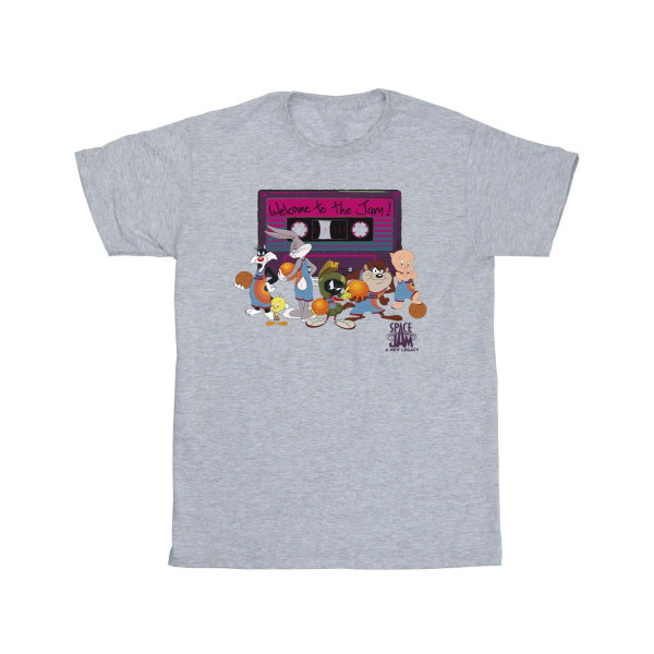 Space Jam: A New Legacy Girls Team Cassette Cotton T-Shirt 5-6 Sports Grey 5-6 Years