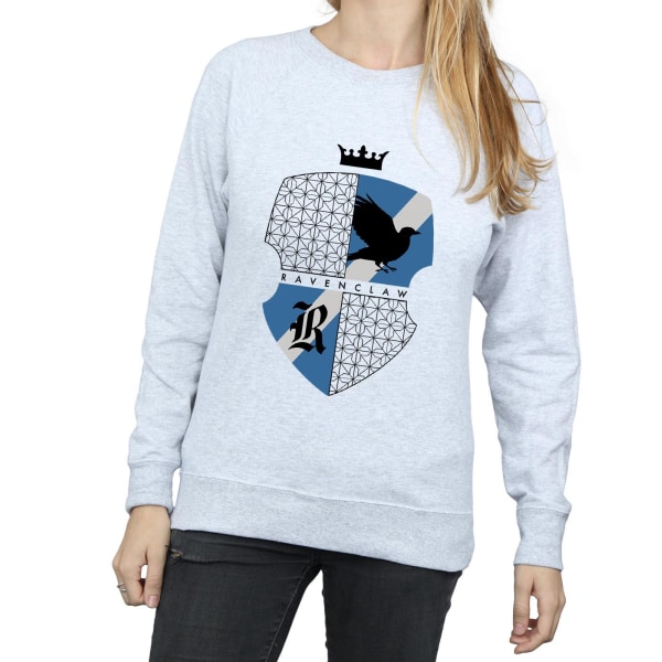 Harry Potter Dam/Dam Ravenclaw Shield Sweatshirt XL Heath Heather Grey XL