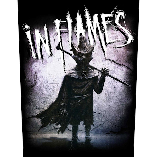 In Flames The Mask Patch One Size Svart/Vit Black/White One Size