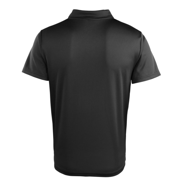 Premier Unisex Coolchecker Pique Poloskjorta XL Svart Black XL