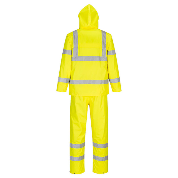 Portwest Unisex Hi-Vis Packaway Regnställ 4XL Gul Yellow 4XL
