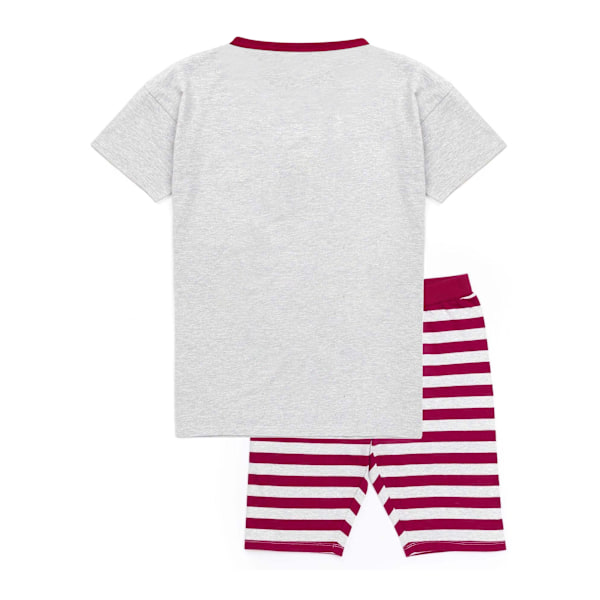 Harry Potter Dam/Dam Hogwarts Crest Korta Pyjamas Set S Gr Grey/Red S
