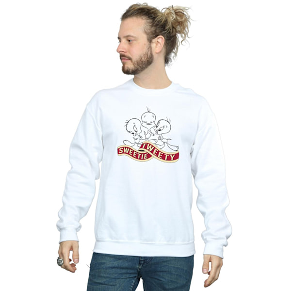 Looney Tunes Tweety Sweetie Tweety Sweatshirt M Vit White M