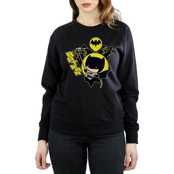 DC Comics Dam/Dam Chibi Batman Swinging Tröja S Svart Black S